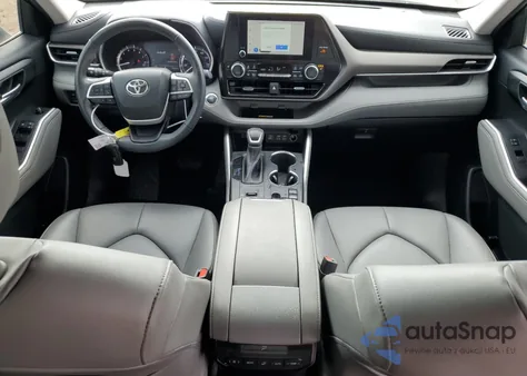 2023 Toyota Highlander L из США, поврежденный, VIN 5TDKDRAHXPS506934